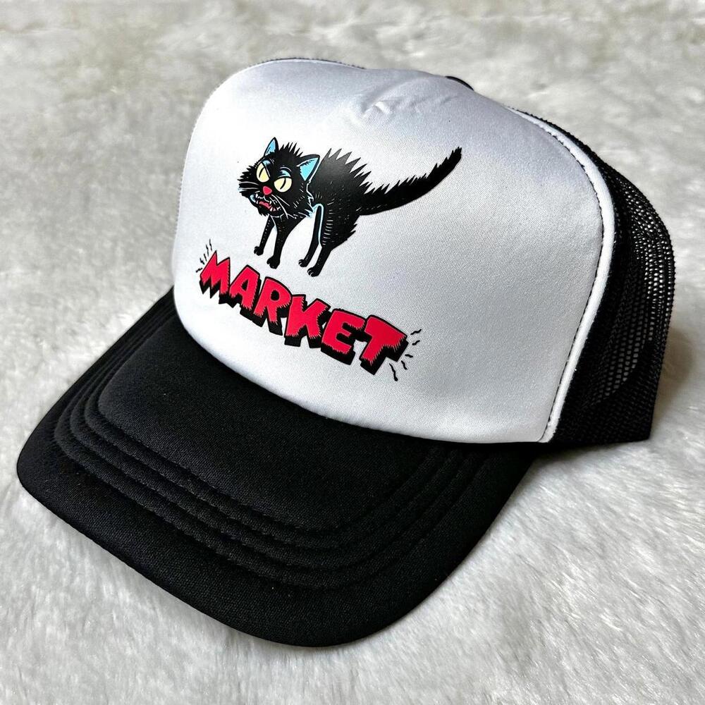 NWT Market Superstitious Foam Mesh Snapback Trucker Hat OS